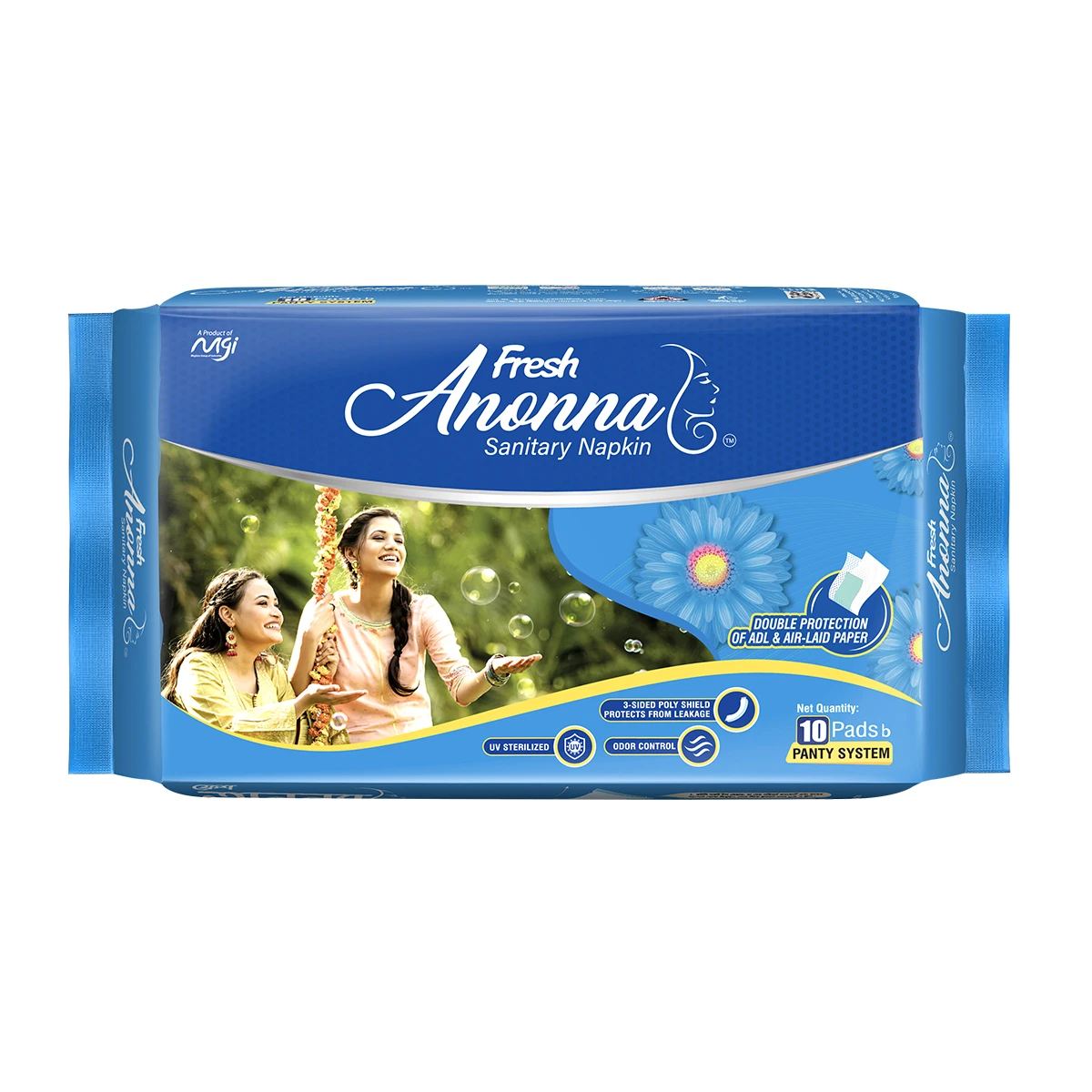Fresh Anonna Sanitary Napkin Panty system 10 Pads