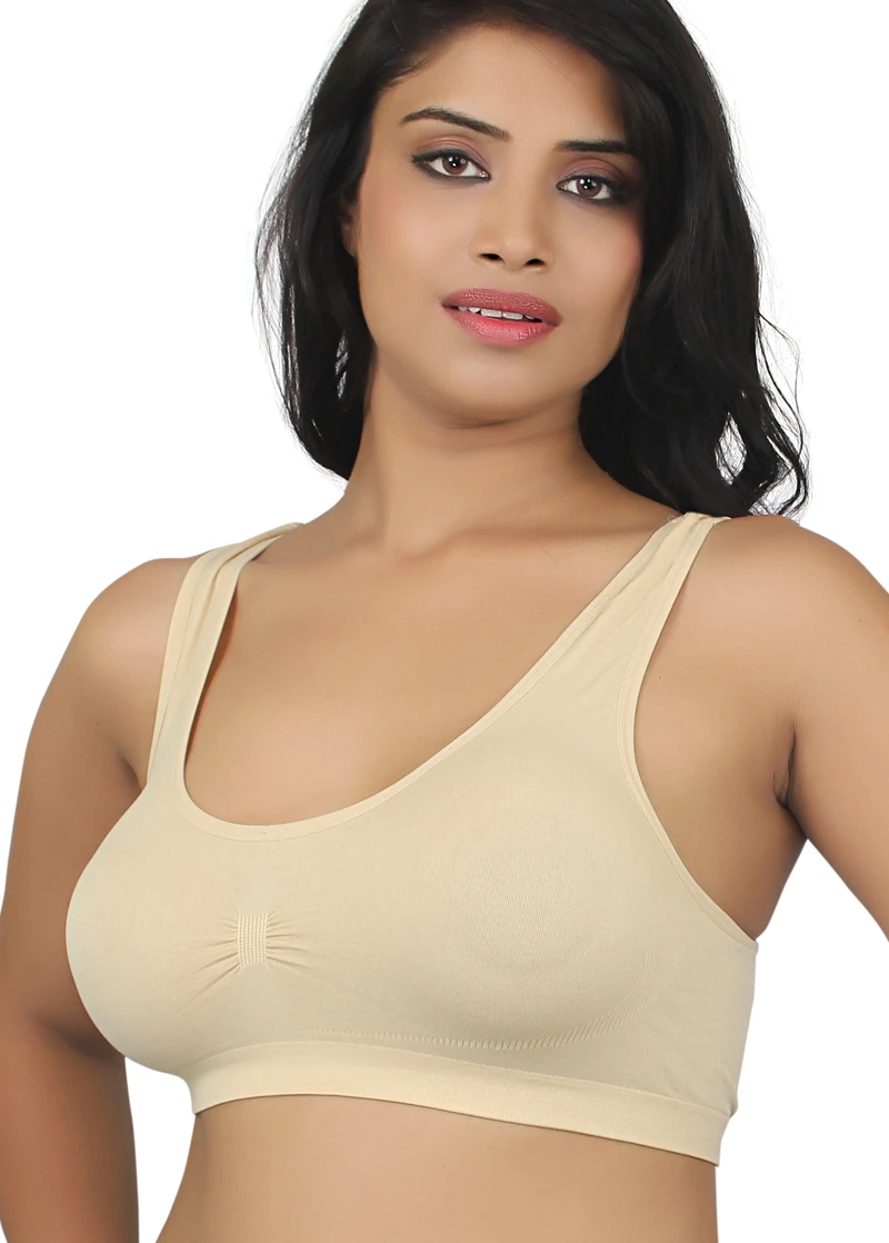 Lucy Secret Sexy Cream Sports Bra