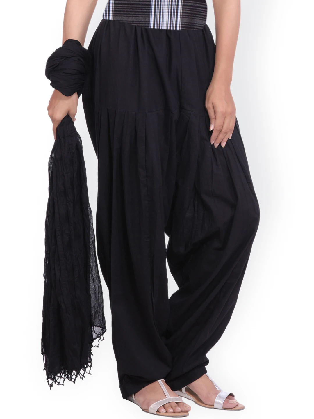JK Black Patiala & Dupatta