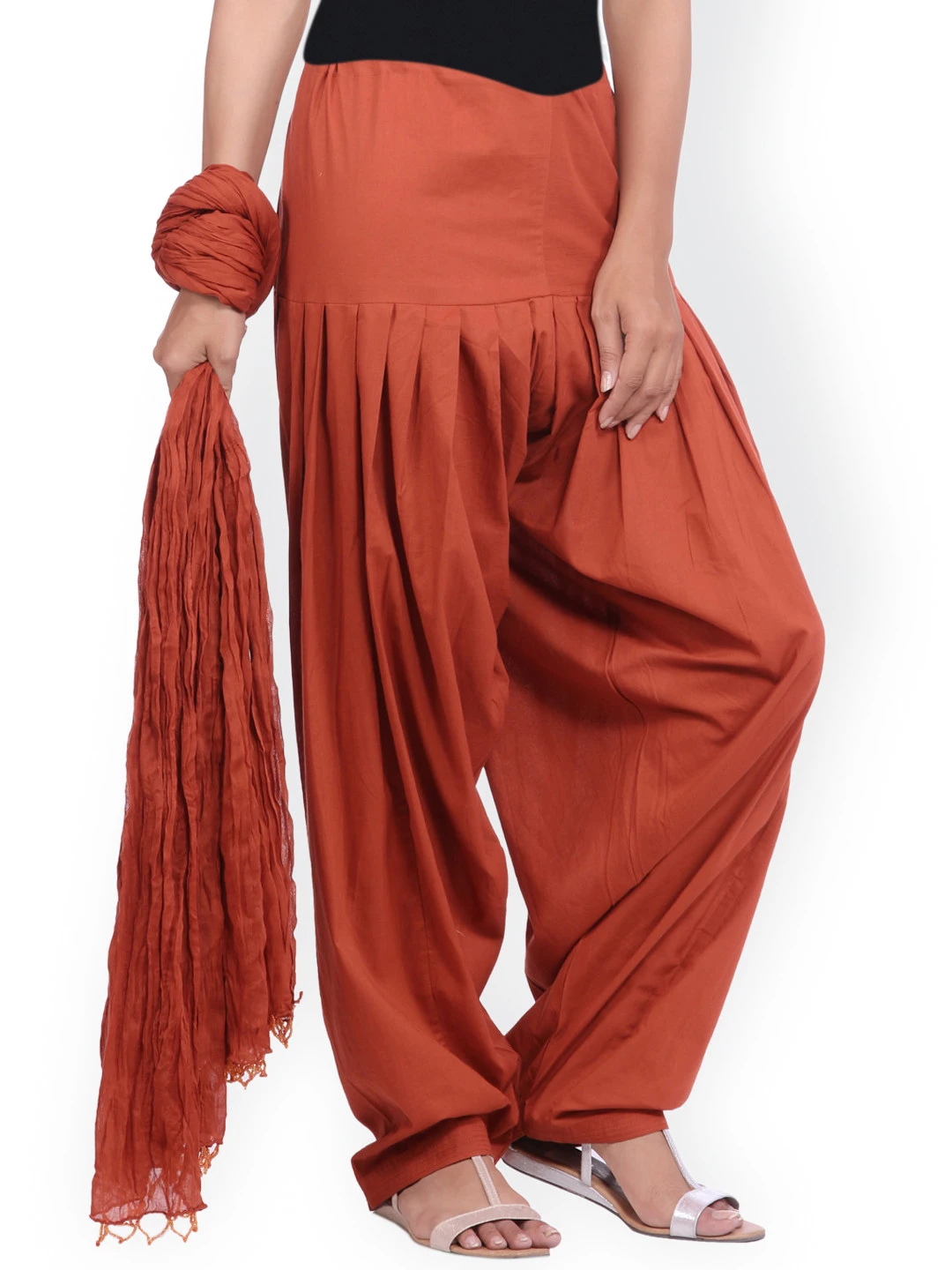 JK Brown Patiala & Dupatta