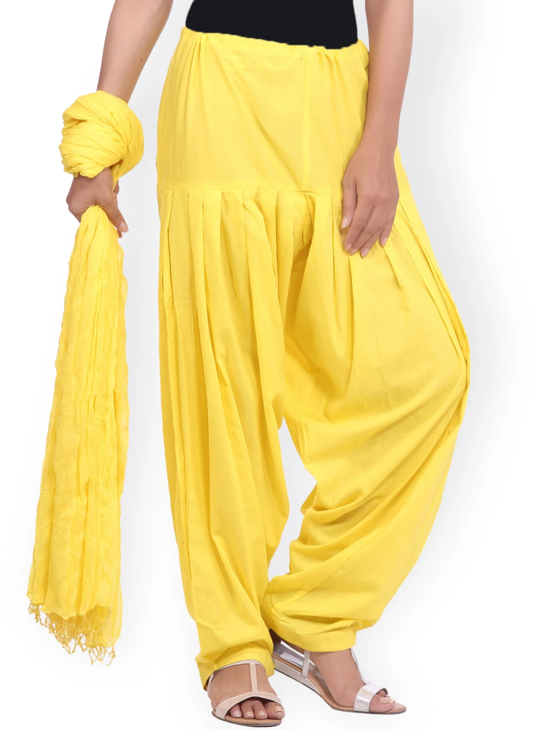 JK Yellow Patiala & Dupatta