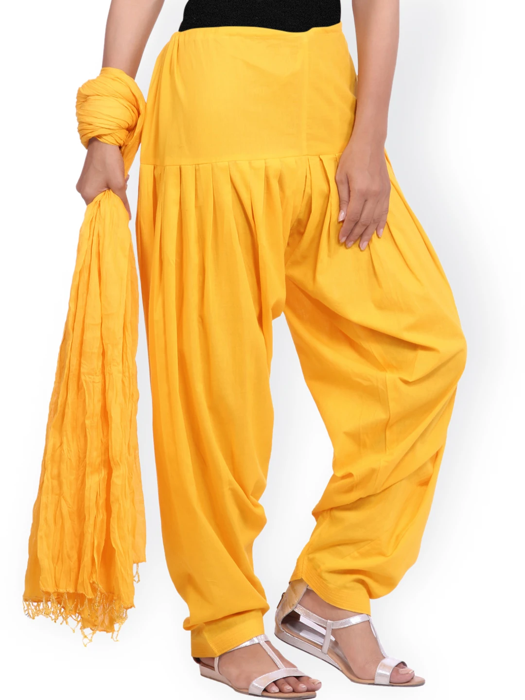 JK Yellow Patiala & Dupatta