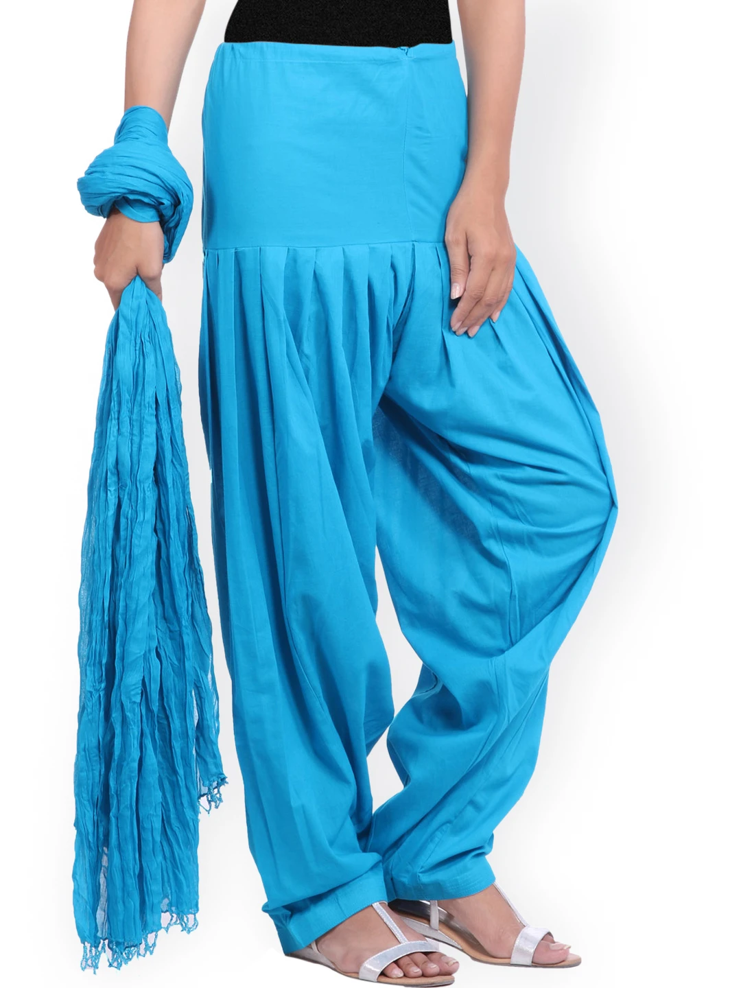 JK Sky Blue Patiala & Dupatta