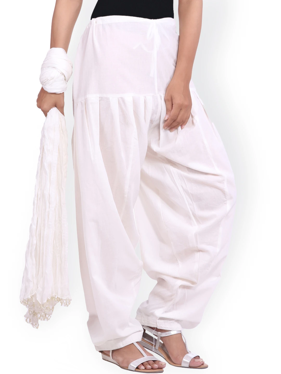 JK Off-White Patiala & Dupatta