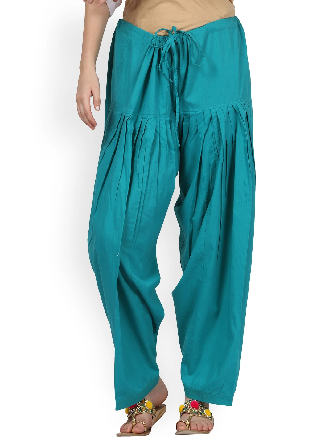 Women Teal Blue Regular Salwar - PRS010