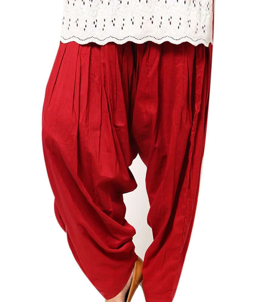Parvin Red Full Patiala Salwar - P0002