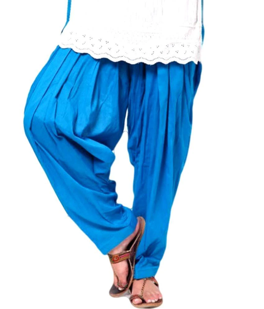 Parvin Blue Colour Full Patiala Salwar - P0009