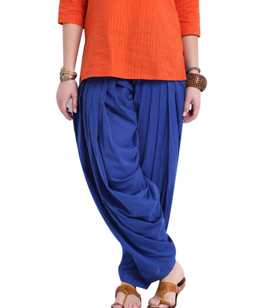 Parvin Blue Full Patiala Salwar - P0005