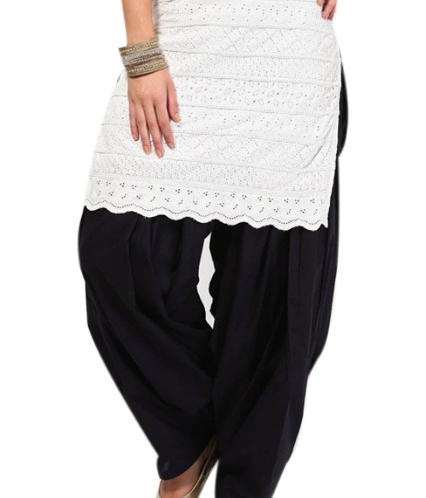 Parvin Black Full Patiala Salwar Black - P0007