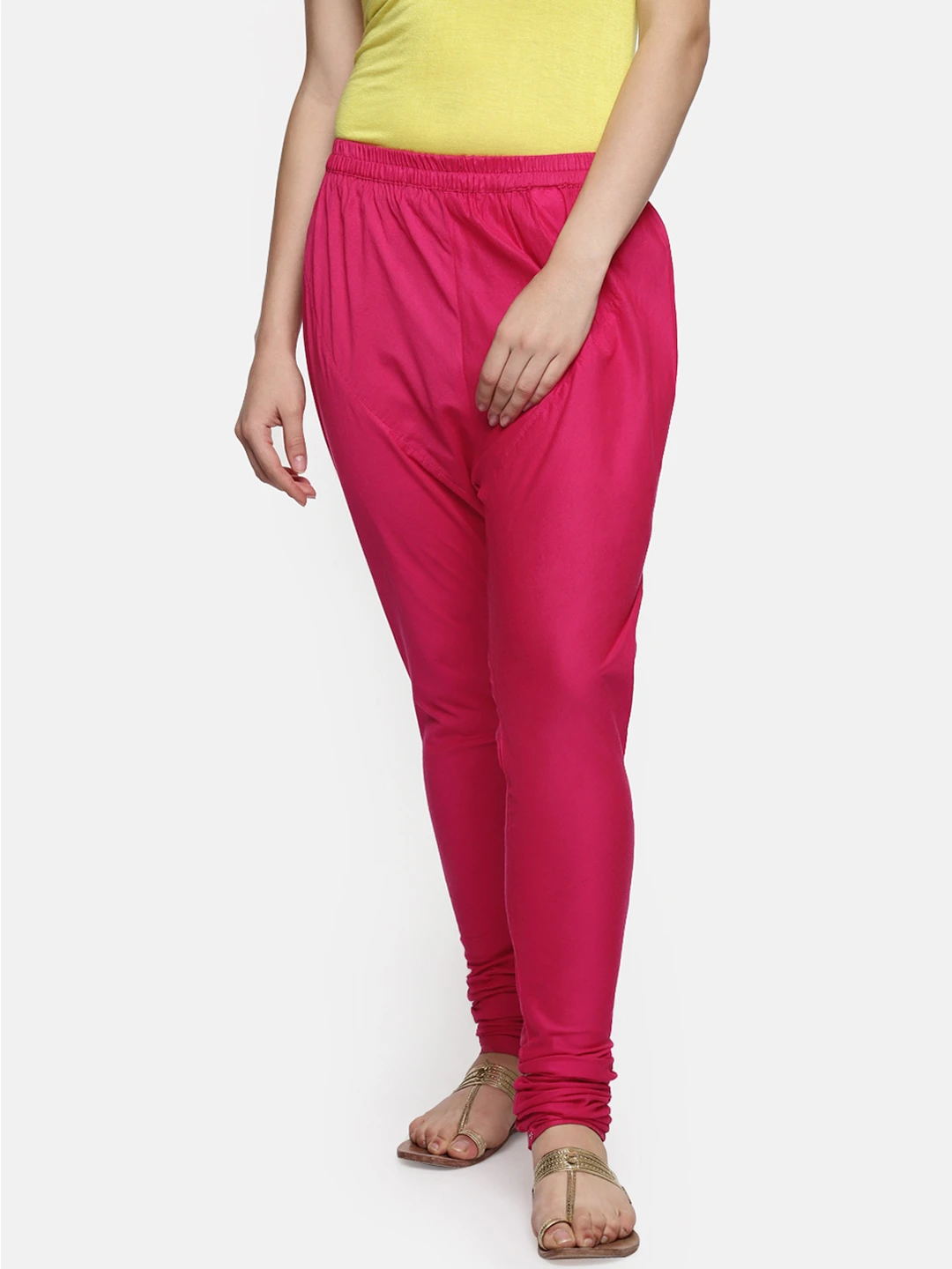 Women Fuchsia Churidar - CD0018