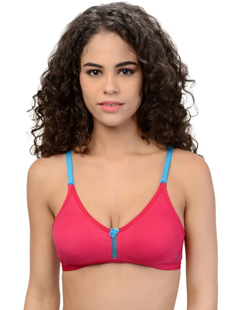 Pink Full-Coverage T-shirt Bra