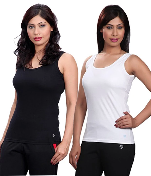 Selfcare Multi Color Camisoles Pack of 2