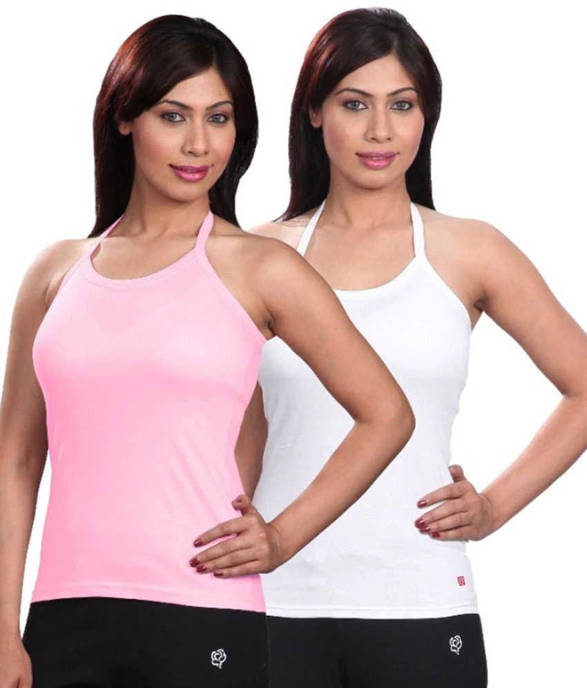 Selfcare Multi Color Camisoles Pack of 2