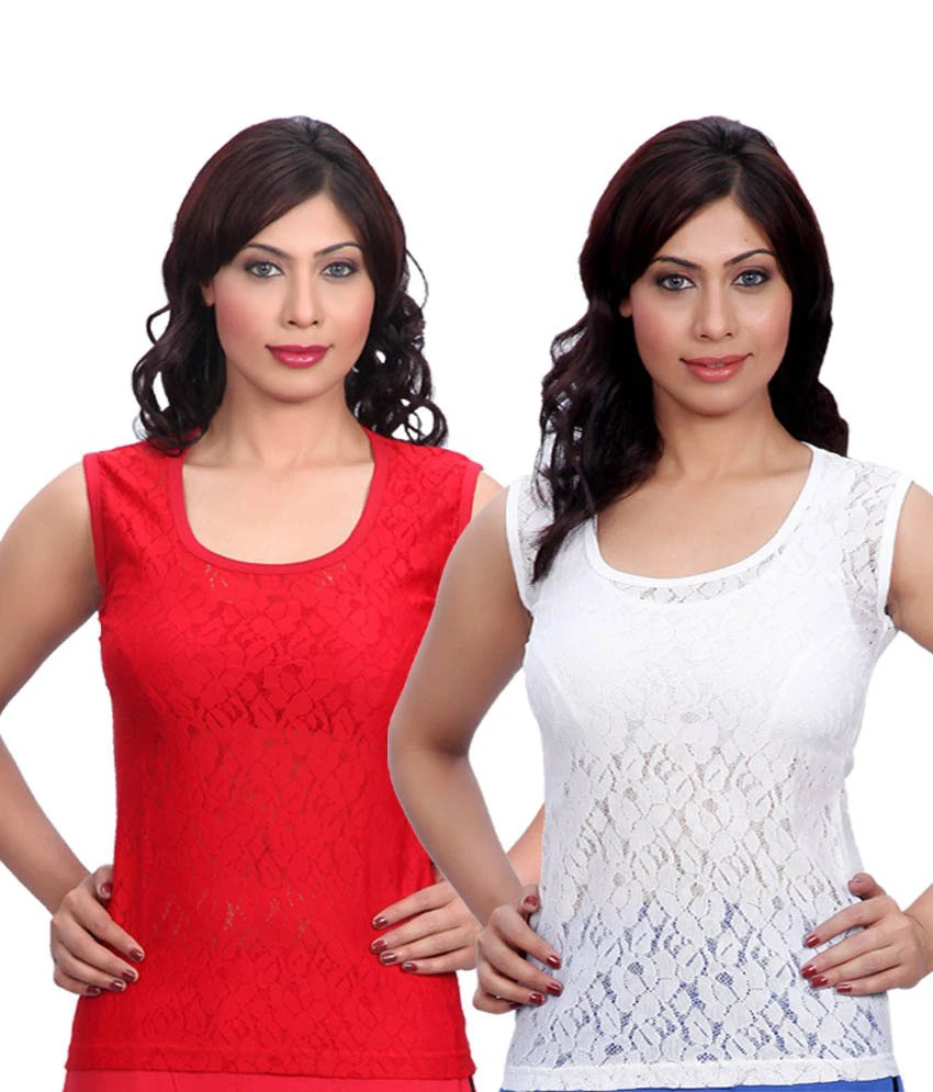 Selfcare Multi Color Net Camisoles