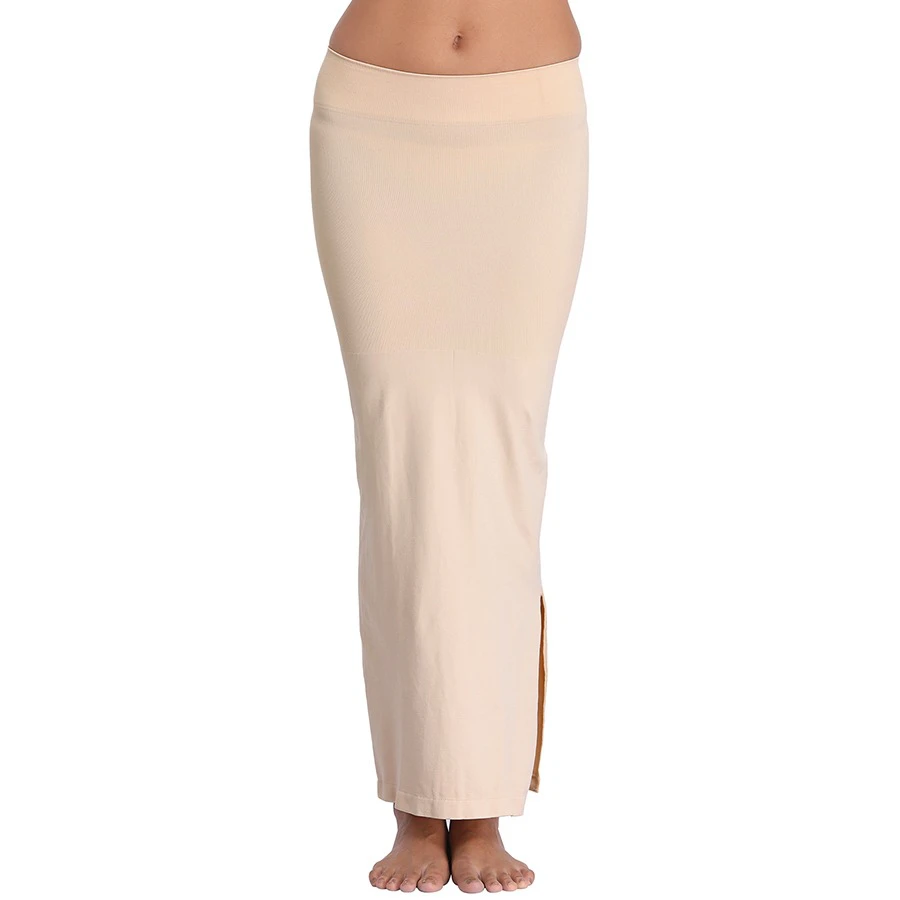Clovia Knitted Saree Shapewear in Nude