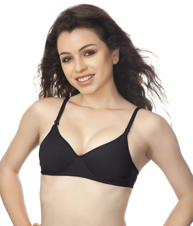 Full Coverage Black Padded Bra