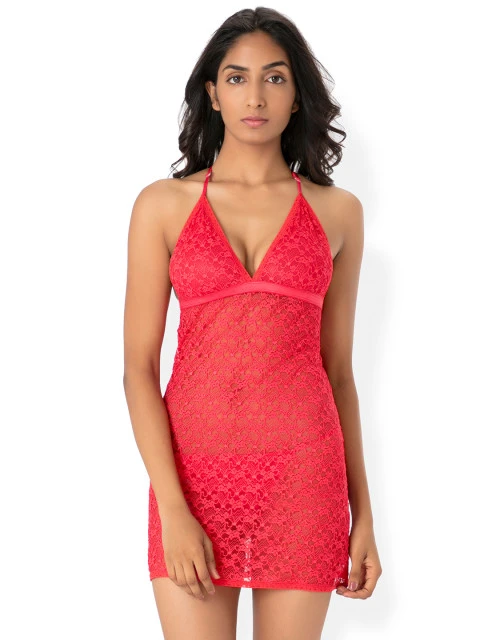 Red Lace Baby-Doll NW-0018