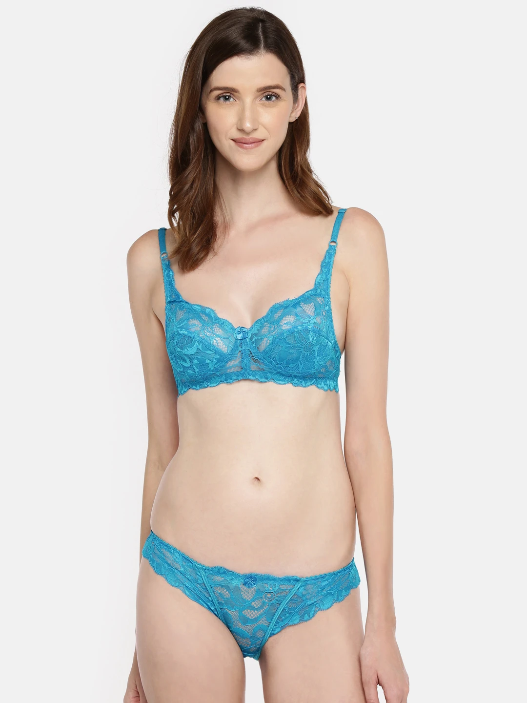 Blue Lace Lingerie Set LLS-4095