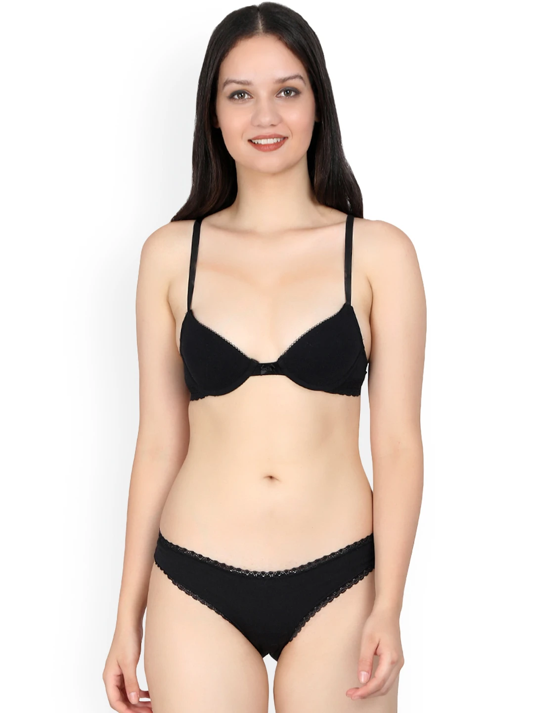 Women Black Lingerie Set