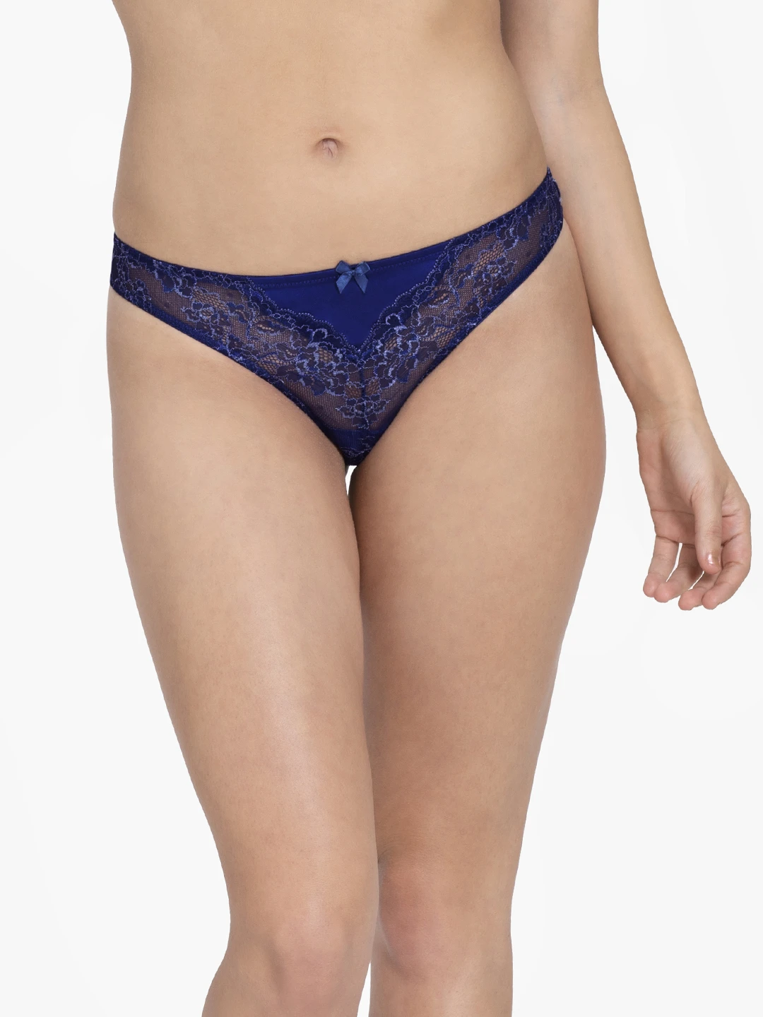 Blue Printed Thongs