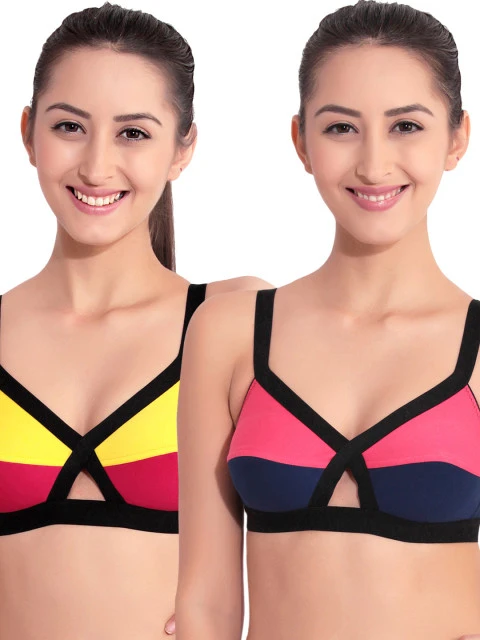 Pack of 3 Full-Coverage T-shirt Bras T 3013 MCL