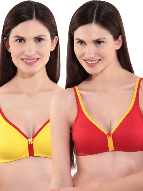 Pack of 2 Full-Coverage T-shirt Bras T-3011 RY
