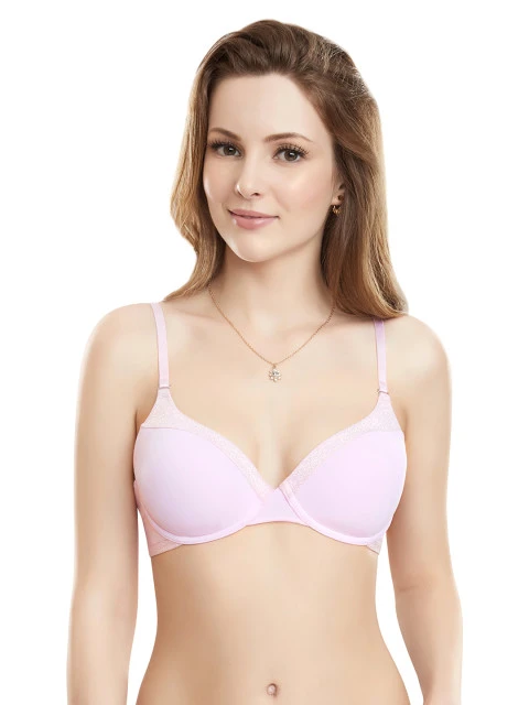 Pink Full-Coverage T-shirt Bra A26401