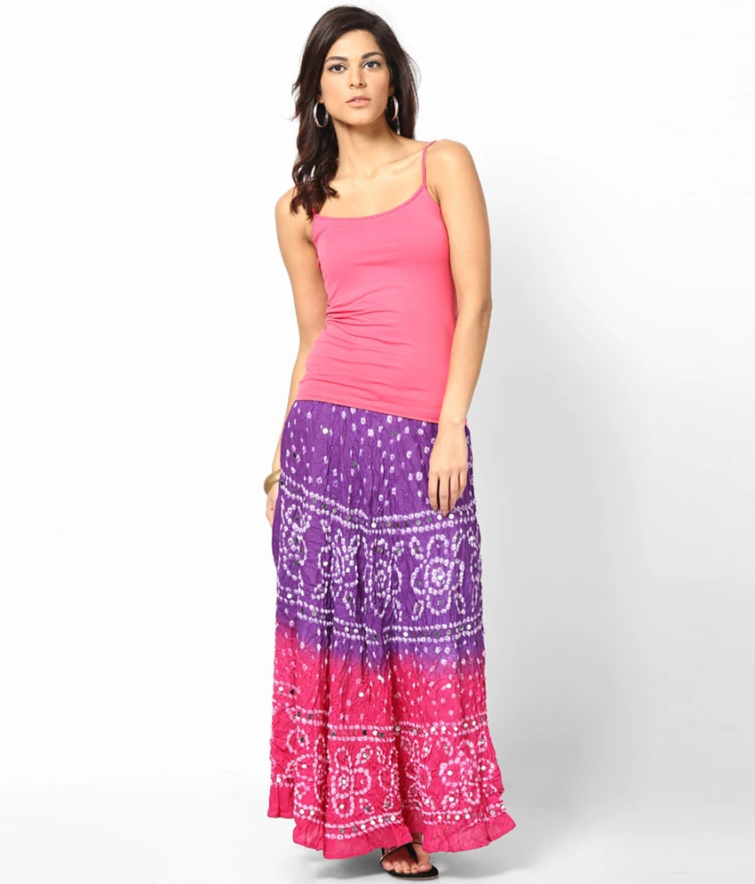 Pink Cotton Skirts