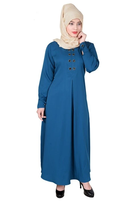Double Layered Front Open Abaya