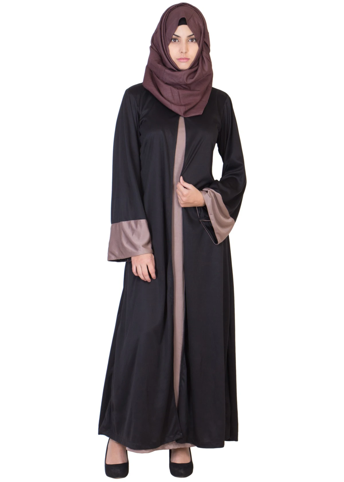 Classic Black Kimono Abaya