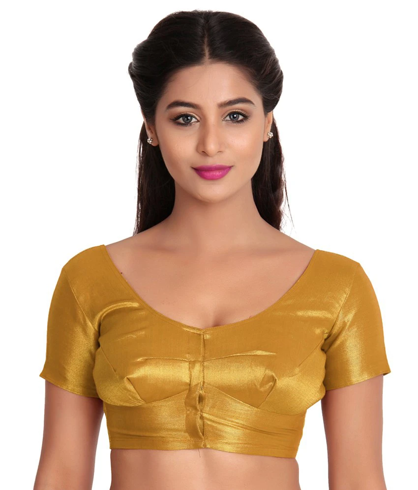 Parvin Gold Brocade Blouses