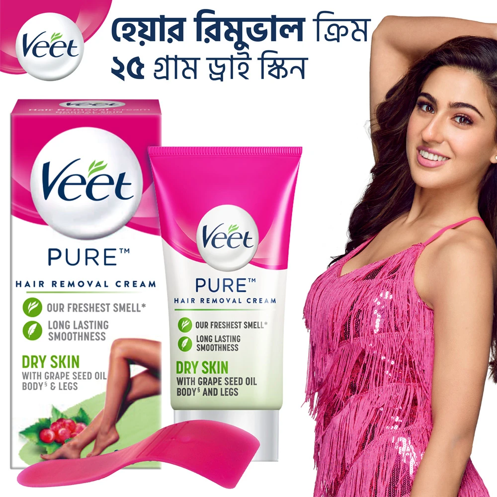 Veet Pure™ Hair Removal Cream 25g Dry Skin