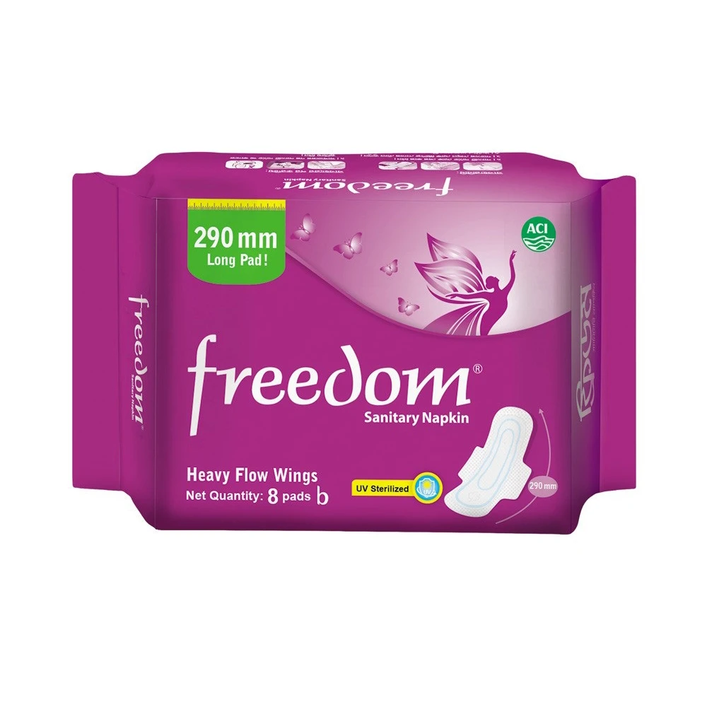 Freedom Heavy Flow Wings 8 Pads