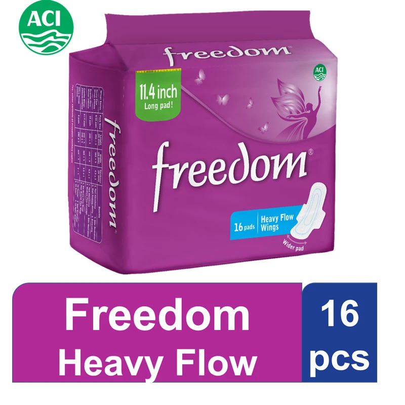 Freedom Heavy Flow Wings 16 Pads