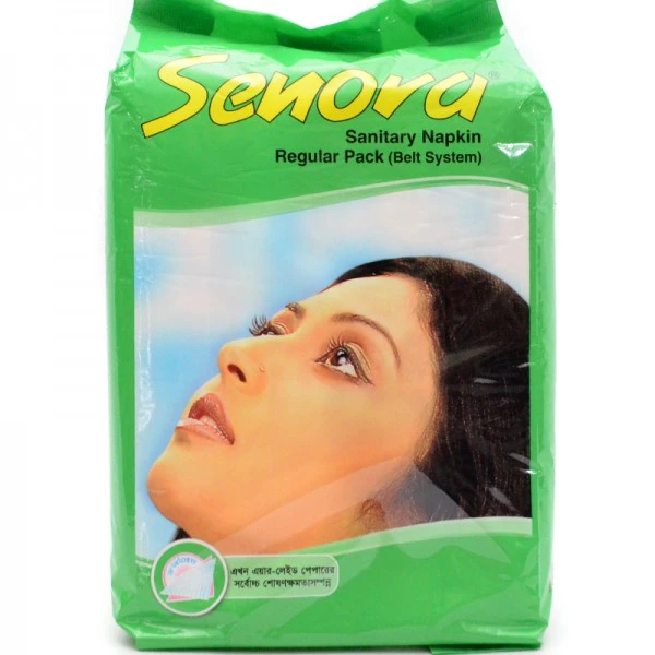 Senora Sanitary Napkin Regular Flow 10 Pads - Belt System