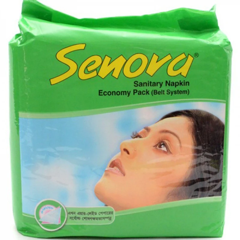 Senora Sanitary Napkin Regular Flow 15 Pads - Belt System