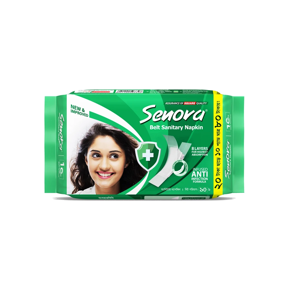 Senora Belt Sanitary Napkin 10 Pads