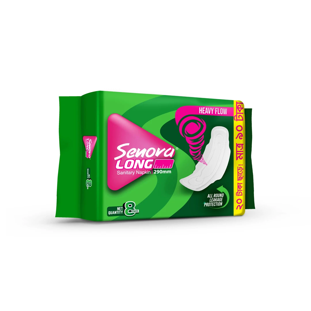 Senora Long Sanitary Napkin Panty System - 15 Pads