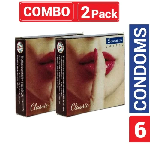 Sensation Classic Condom- 2x3 - 6 Pieces