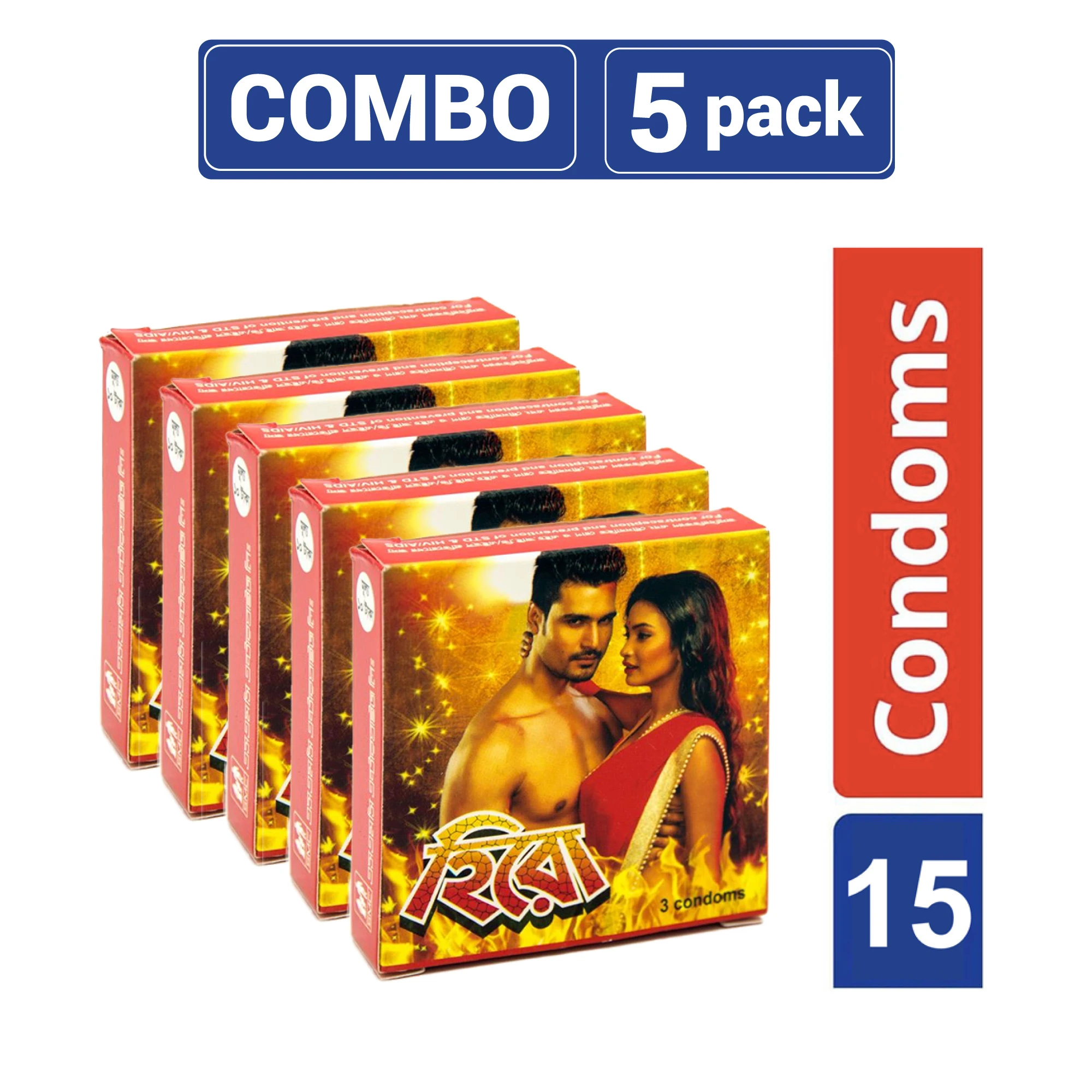 Hero Condom - Full Box - 3X5 - 15 Pieces