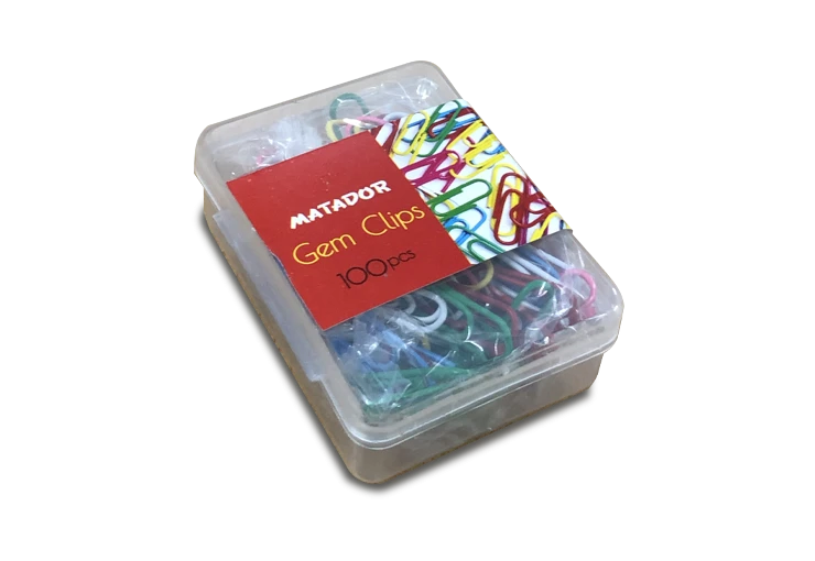 Matador Gem Clip - 100pcs Plastic Box