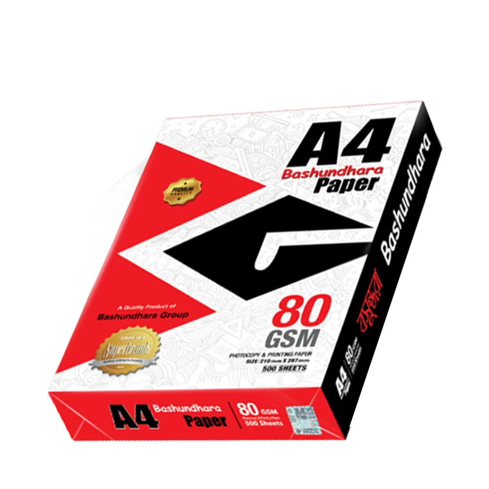 Bashundhara 80 Gsm A4 Size Paper - 500 Sheets