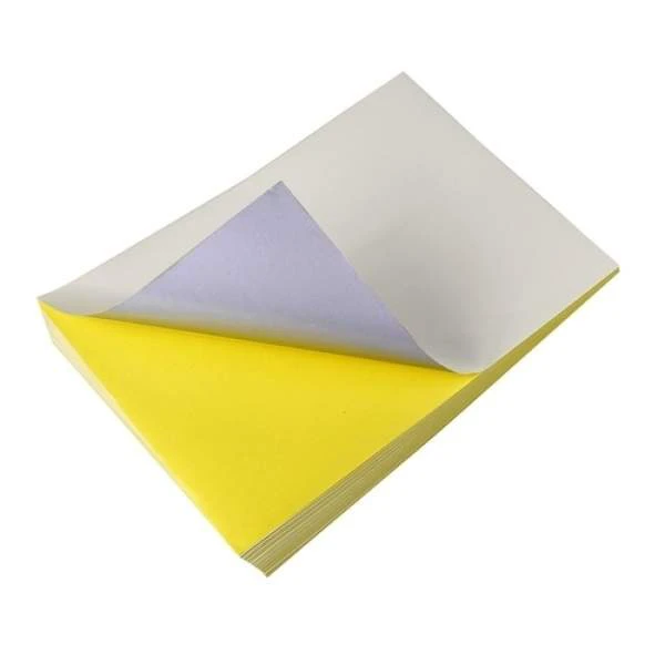 Matt A4 Size Sticker Paper 80 Gsm - 100 Sheets