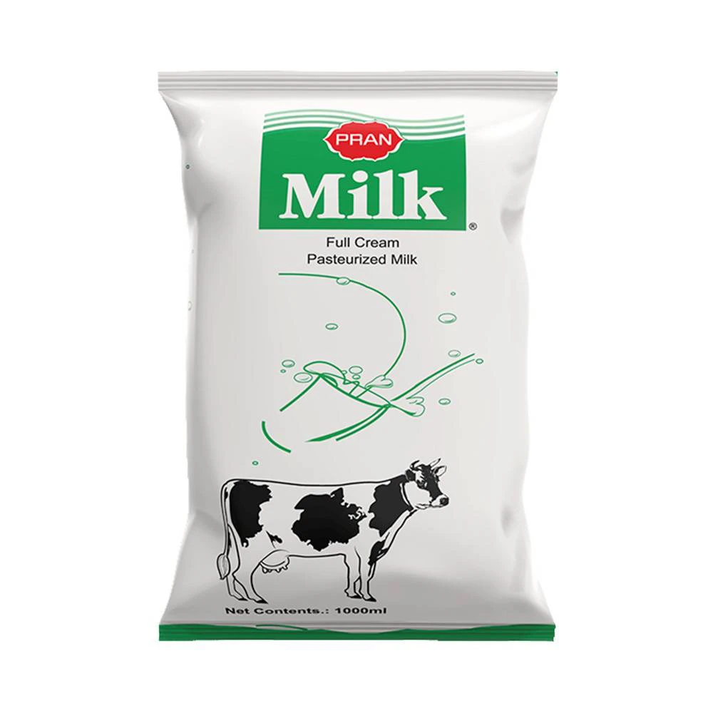 Pran Pasteurized Full Cream Liquid Milk 1 ltr