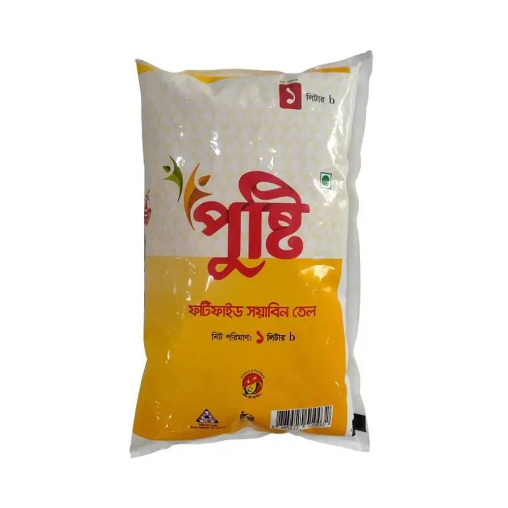 Pusti Fortified Soyabean Oil (poly) 1 ltr