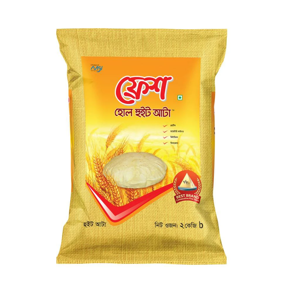 Fresh Whole Wheat Flour (Atta) 2 kg