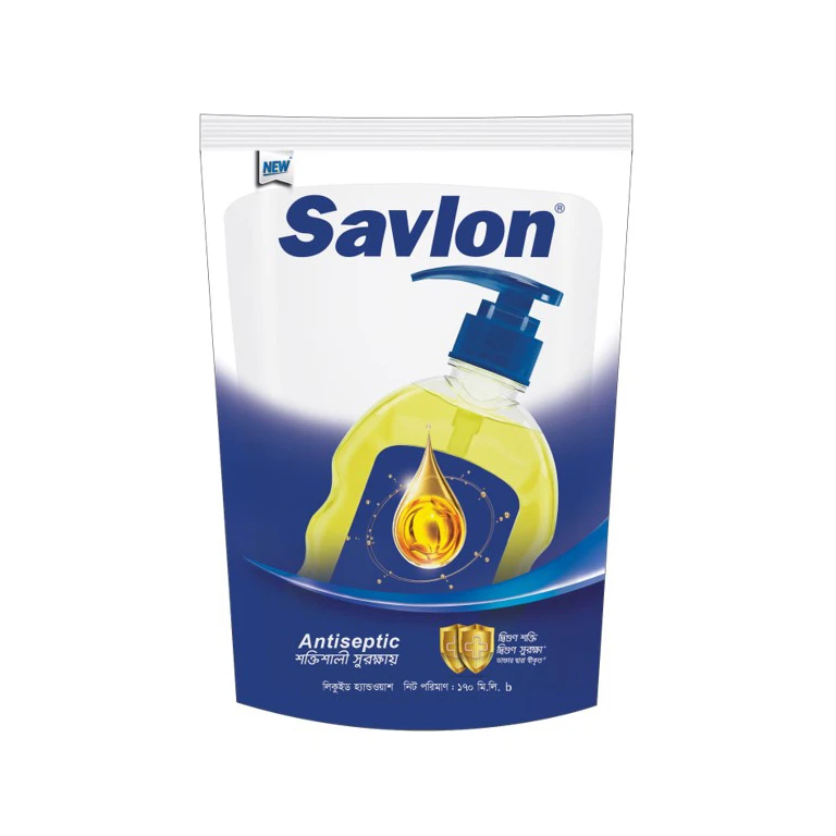 Savlon Handwash Antiseptic 170ml Pouch