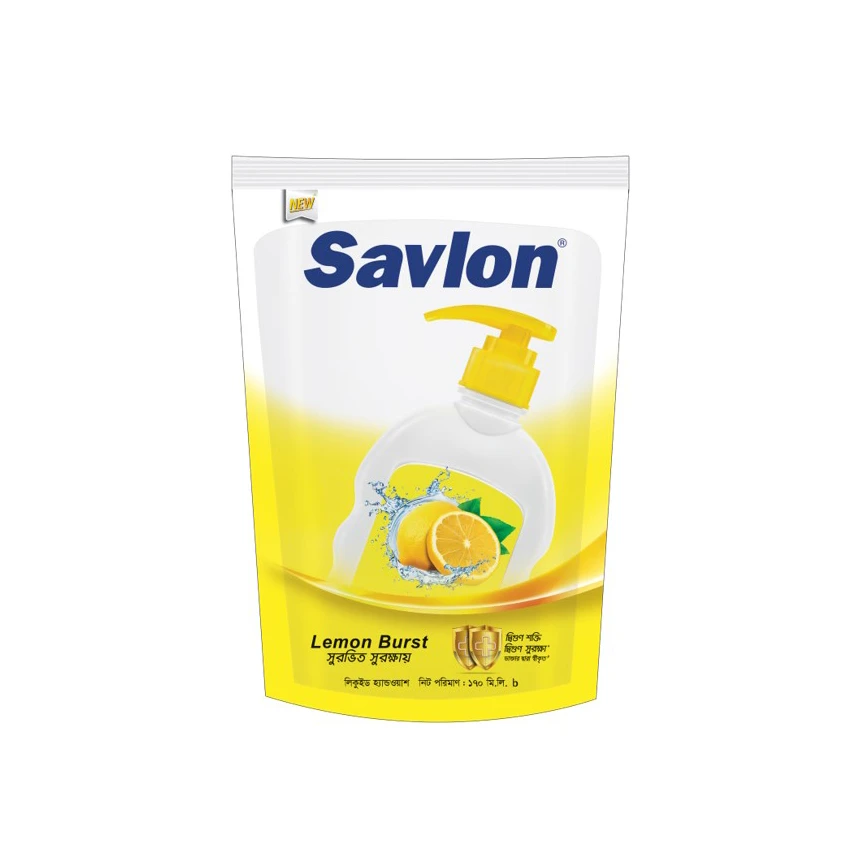 Savlon Handwash Lemon Burst  170ml Pouch